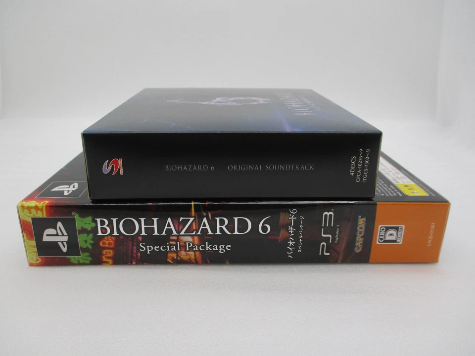 PS3 BIOHAZARD 6 Special Package & ORIGINAL SOUNDTRACK CD Japan Resident Evil - Image 3 of 4