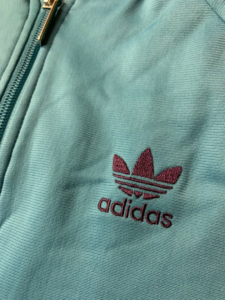 CHAQUETA DEPORTIVA ADIDAS ORIGINAL SUPERGIRL TT 3 RAYAS CASUAL MUJER TALLA 34 Foto 3 de 4