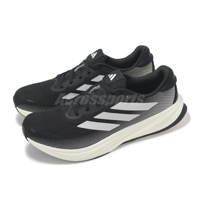 adidas Supernova Rise 2 M Wide Black White Men Road Running Shoes IG2168