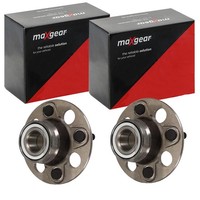 2X Maxgear RADLAGER-SATZ Hinten Passend FÜR Honda City Jazz Links+Rechts