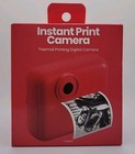 Kids Instant Print Camera 1080P Digital Paper 2 Rolls Pink Photo Printer