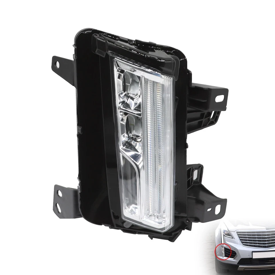 For Cadillac XT5 2017-2020 LED DRL Cornering Lamp Fog Light Right Passenger Side Foto 4 de 4