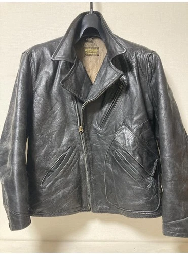 Mid 1940s Windward Horsehide D Pocket Motorcycle/Aviator Jacket - Picture 6 of 24