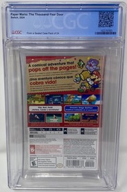 CGC Graded Paper Mario: The Thousand Year Door NEW Switch (1022797005, 9.9 A++)