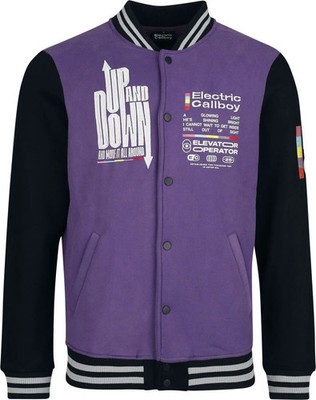 Electric Callboy Collegejacke Herren Up and Down Varsity Jacket multicolor