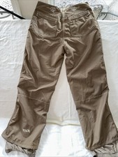 Obermeyer Women's Dynasty Ski Pants Size 8 Snowboarding Nylon Lined 30  Leg Tan