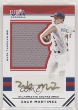 2017 Panini USA Baseball Stars & Stripes Jersey /199 Zach Martinez #58 Auto 0w8
