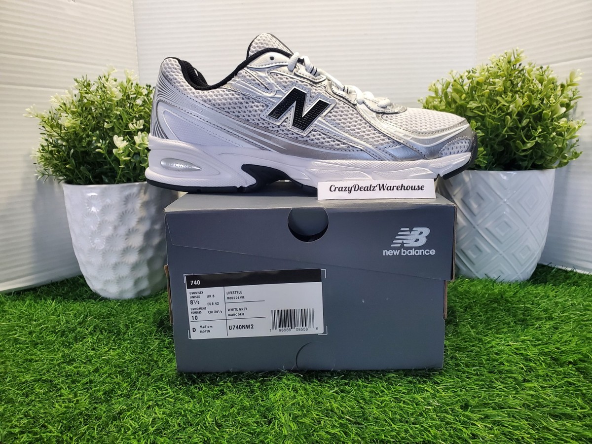New Balance 740 Grey/White Silver U740NW2 Men's Size 8.5 ⚫ New | eBay