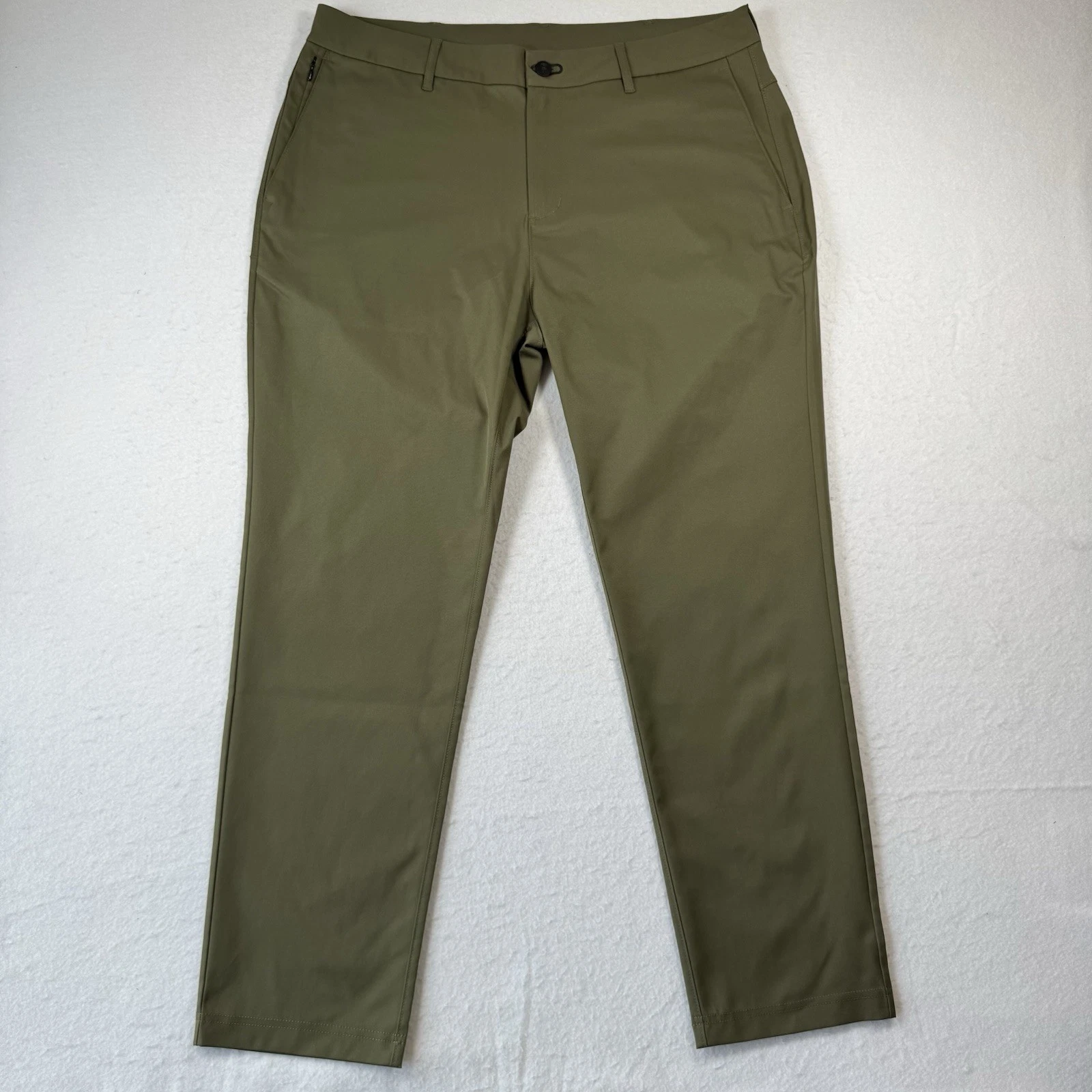 Public Rec Men 35x30 Olive Stretch Golf Pants Performance Travel Casual
