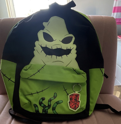 Bioworld Disney Nightmare Before Christmas Oogie Boogie Large Green Backpack
