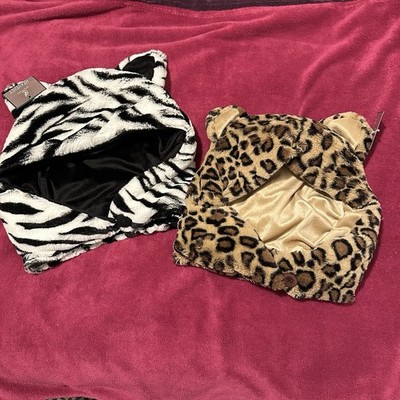 Leopard And Zebra Hat New With Tag