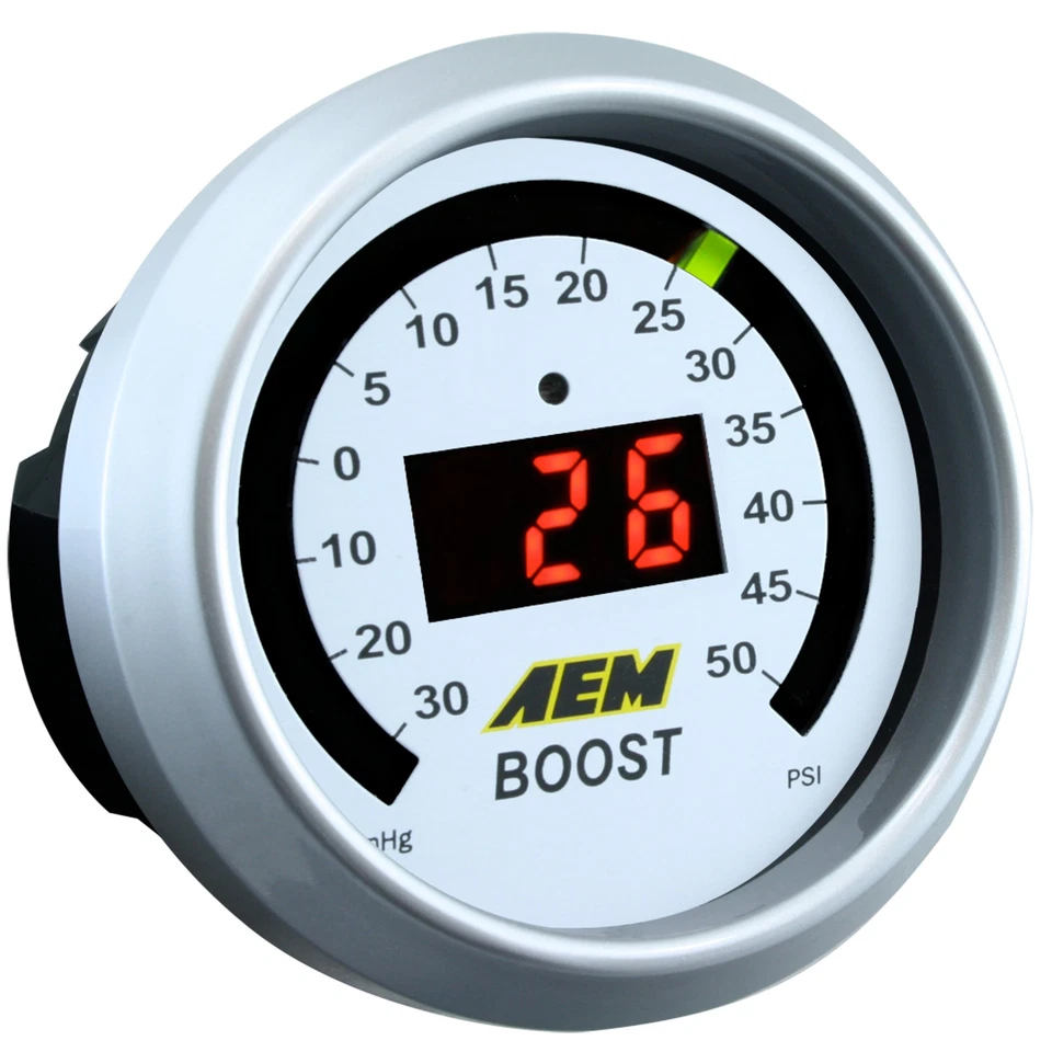 AEM 30-4406 Boost Display Gauge - 2-1/16" diameter - 30-35PSI - Image 4 of 4