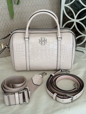 598! New Tory Burch THEA EMBOSSED SATCHE CLAY PINK