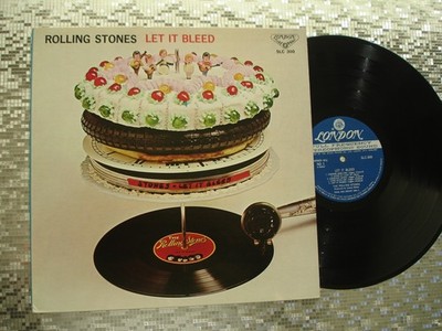 Rolling Stones ~ Let It Bleed ~ 1970 Japanese IMPORT LP London Records SLC 300