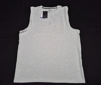 Hurley Men's Exist  Breathe   Performance Tank top Poly Span Muted Aloe SZ Large