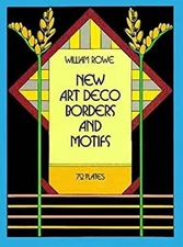 New Art Deco Borders and Motifs Paperback William Rowe
