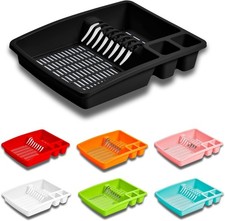 Dish Drainer Rack – Multi-Color Sink Drainer, Draining Board Rack for Kitchen