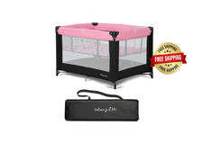 Corralito port til con cuna, plegable y de f cil instalaci n, ligero y port til.