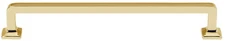 Alno A950-8-PBNL Millennium 8" Cabinet Pull, Unlacquered Brass