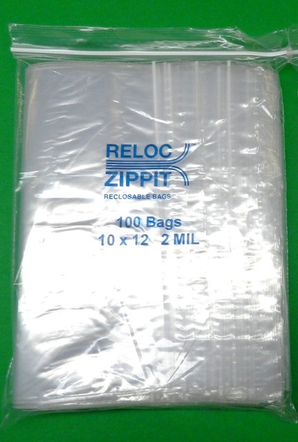 1000 Clear Reclosable Zip Lock Bags 10" X 12" - 2 Mil Thick Resealable Poly Bags With Slide Lock For Storage 13 thumbnail image
