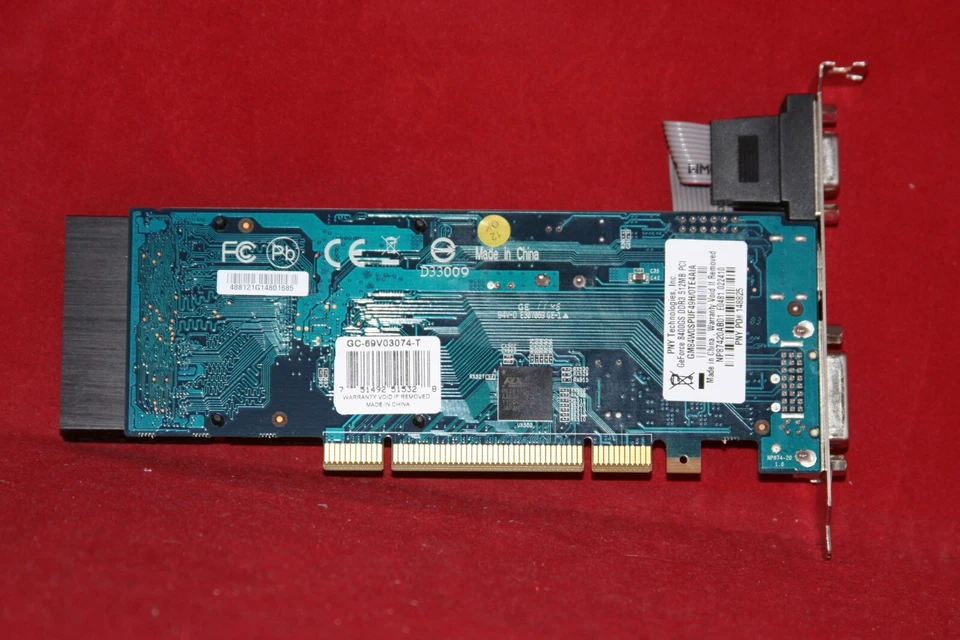 PNY Nvidia GeForce 8400 GS, 512MB DDR3, PCI Graphics Card. - Image 4 of 4