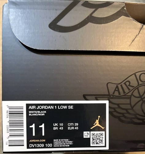 NIB Nike Air Jordan 1 Retro Low SE DV1309 100 Size Men’s 11 “Concord” - Picture 4 of 11