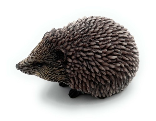 Polyresin Figur Igel Insektenfresser Braunbrustigel Weißbauchigel Tier Dekofigur - Bild 7 von 7