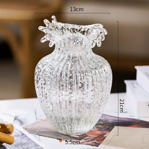 Night light vase, dreamy fluorescent glass vase, flower arrangement ornament - Picture 3 of 7