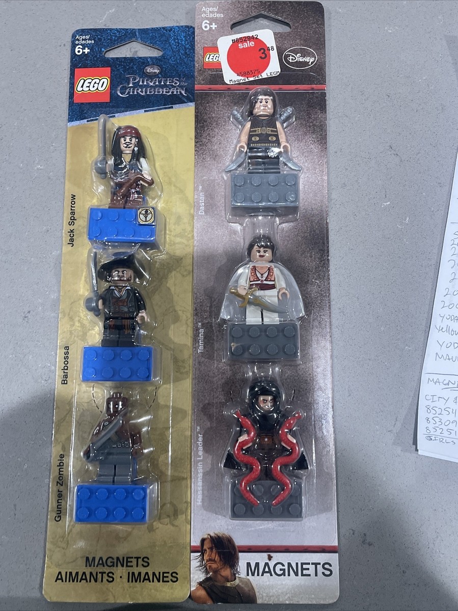 Lego New Magnet Set Of 2 Pirates If Caribbean And Prince Of Persia