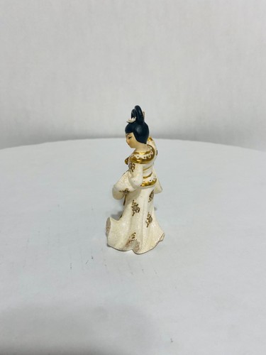 Antique Japanese Dancer Geisha style Golden Kimono with Brilliants 4,5" KW1999 - Picture 9 of 17
