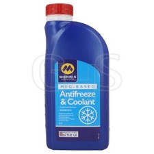 MEG Blue Antifreeze & Coolant, 1 Litre Morris Lubricant