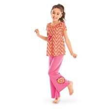 American Girl Julie's Zig Zag PJ's Pajamas Girls Size XL 18-20