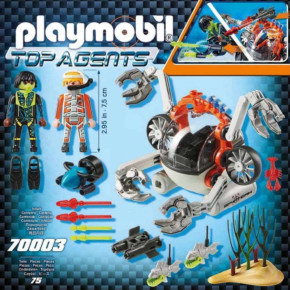 Playmobil Top Agents Robot sous-marin Spy Team 70003 - Photo 2/2