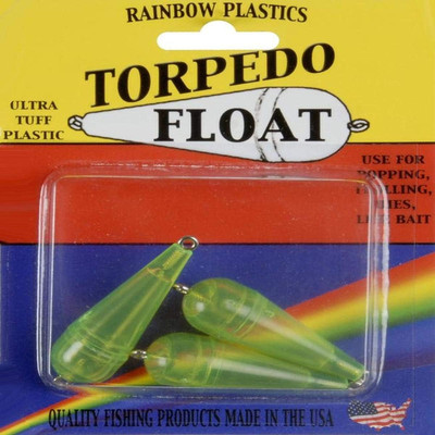 torpedo Float 1/8OZ TGREEN 3PK