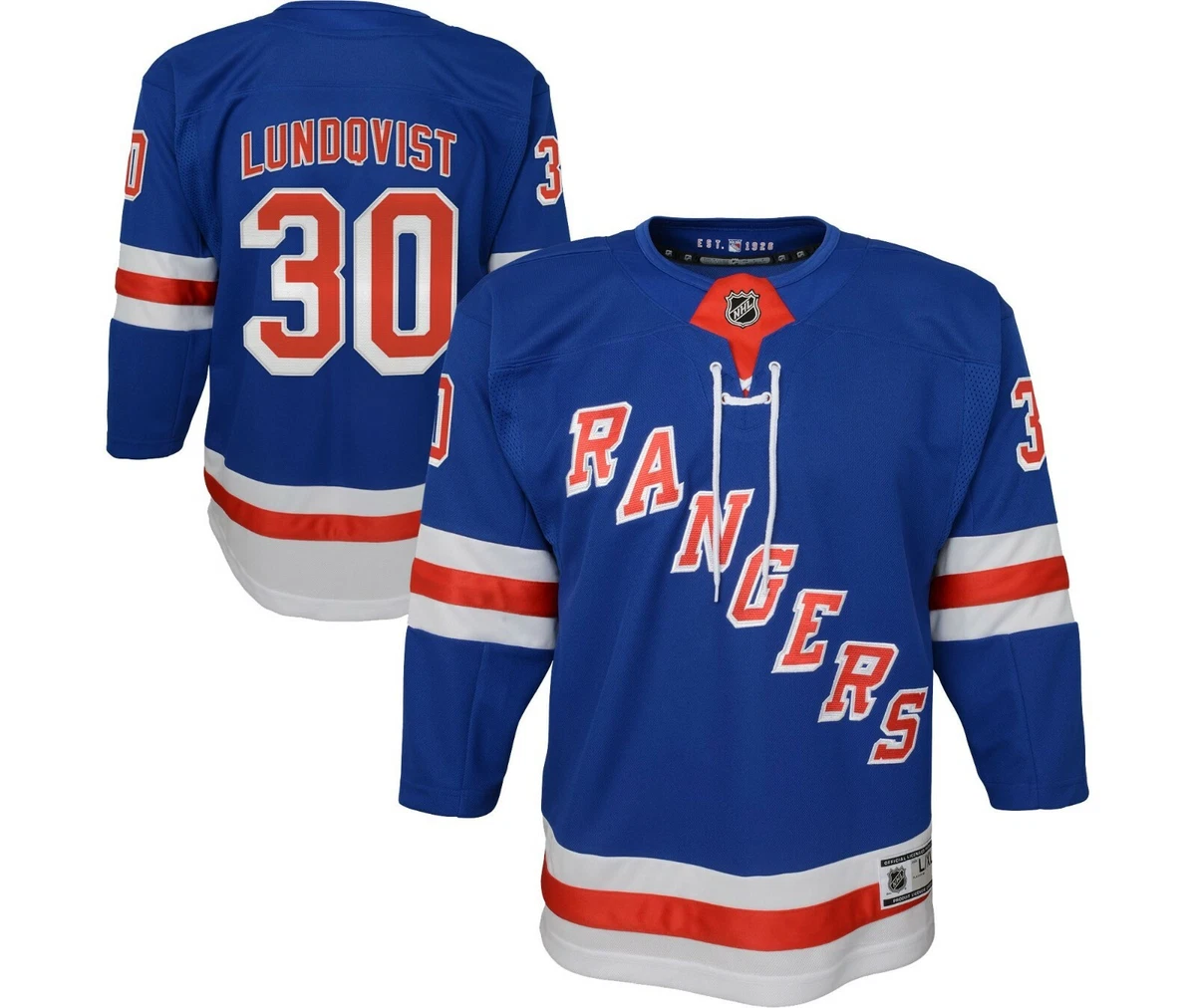 henrik lundqvist rangers jersey