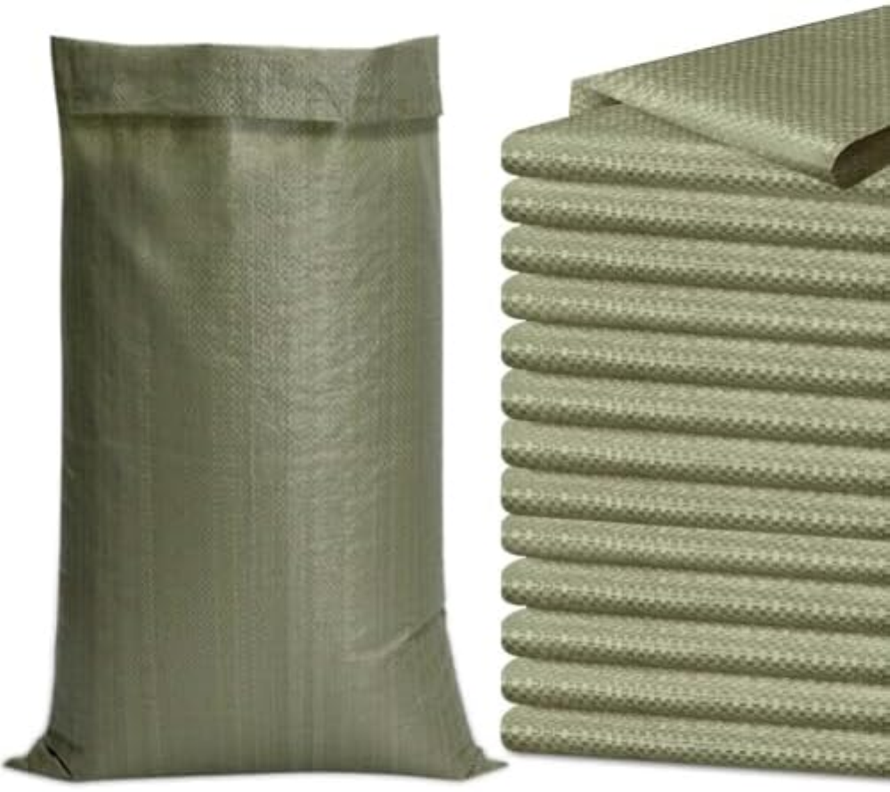 15 Pezzi Sacchi Giardinaggio,Sacchi per Macerie,Sacchi Sabbia Antiallagamento 70