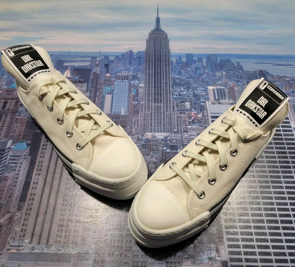 Rick Owens x Converse DRKSHDW DBL DRKSTAR Chuck 70 Low Natural
