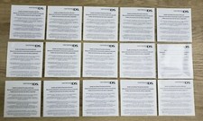 15 NINTENDO DS - HEALTH AND SAFETY PRECAUTIONS BOOKLET INSERTS - TYPE: 55878E