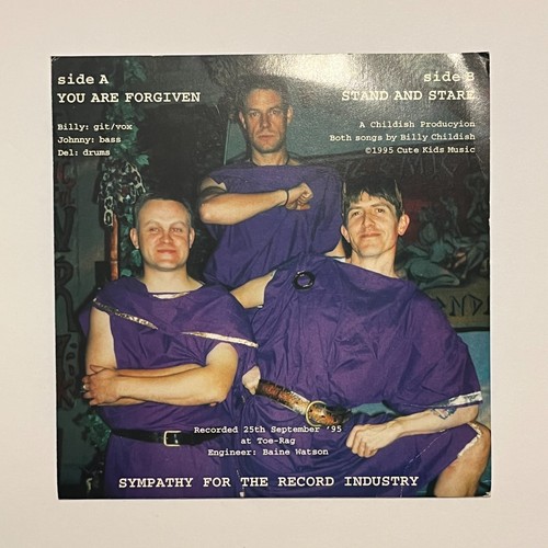 Thee Mighty Caesars 45RPM 7" Vinyl You Are Forgiven / Stand and Stare 1995 +Mp3 - Imagen 4 de 6