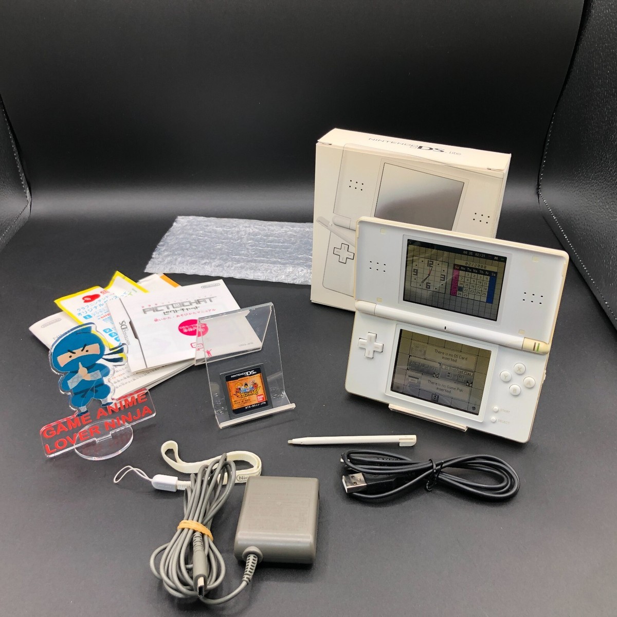 Nintendo Ds Lite Console Crystal White Box Handheld System