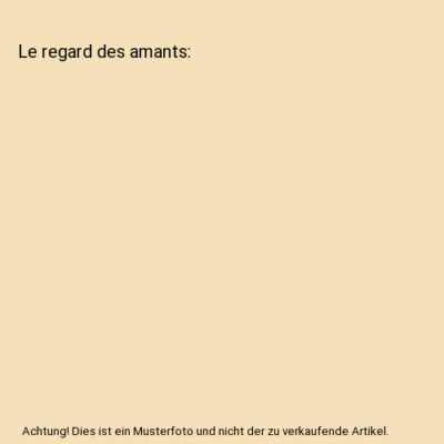 Le regard des amants, Yannick Monrosé
