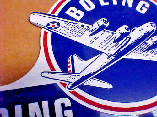 1940's World War 2 License Plate Topper Boeing B-17 Building Defense WWII - Picture 3 of 3