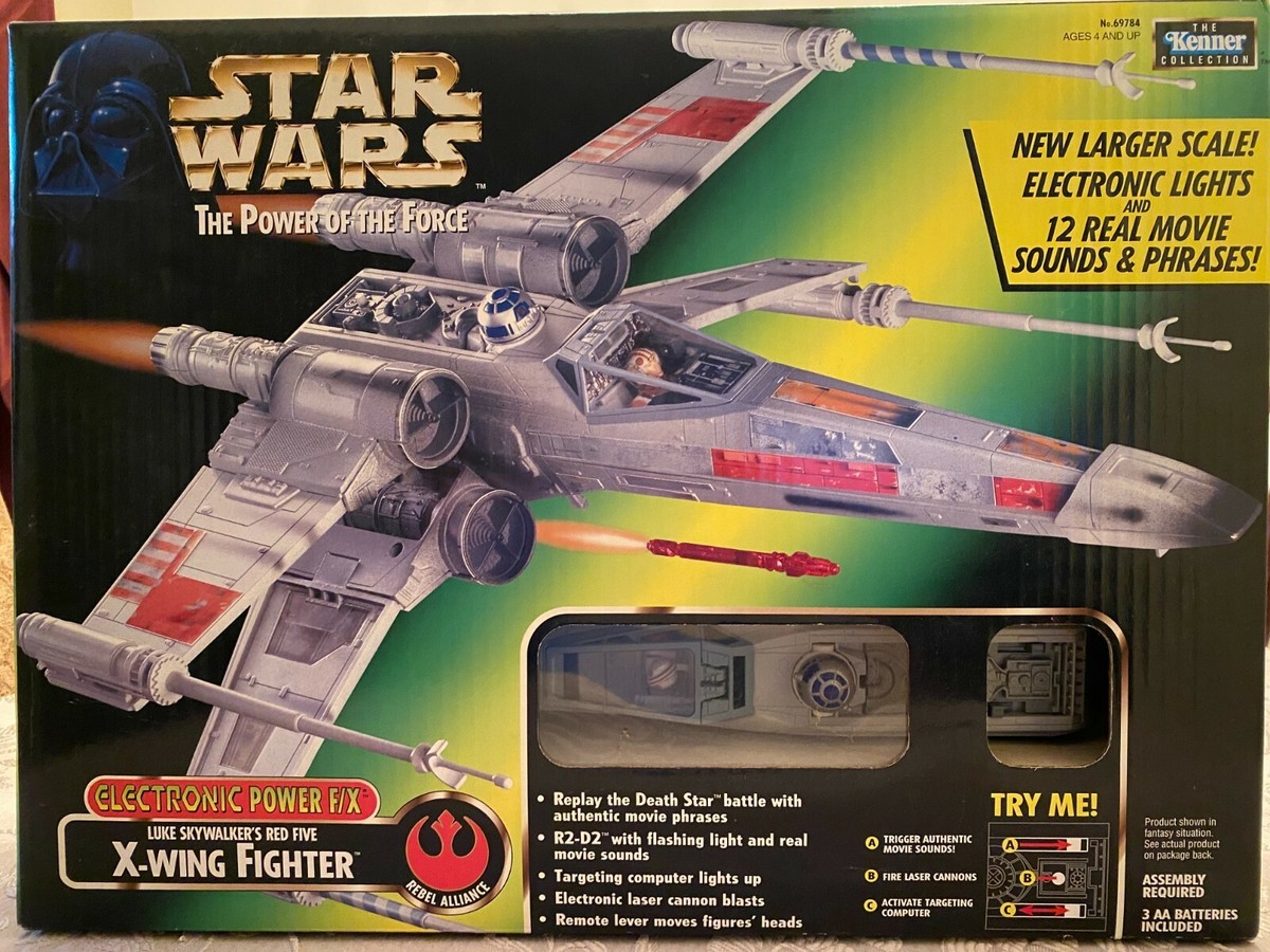 スターウォーズ エレクトロニック パワーF/X X-ウイング ファイター Star Wars POTF2 Electronic Power F/X Luke Skywalker X-Wing