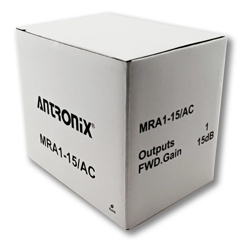 ANTRONIX MRA1-15/AC AMP COAXIAL CABLE AMPLIFIER w/ POWER ADAPTER - Image 2 of 4