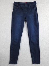 Spanx Jeans Womens Size Small S Jeanish Leggings Blue Pull On Elastic Waist