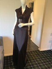 Adrianna Papel NWT Brown  Chocolate  Stunning Evening gown Size 4