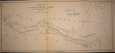 1892 Nautical Chart ~ SAVANNAH HARBOR GEORGIA - ELBA & LONG ISLAND - HILTON HEAD