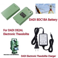 Digital NEW DADI Battery BDC18A For DADI DE2AL Electronic Theodolite + Charger