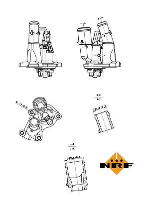 NRF 725048 Thermostat, KüHlmittel For Ford-image