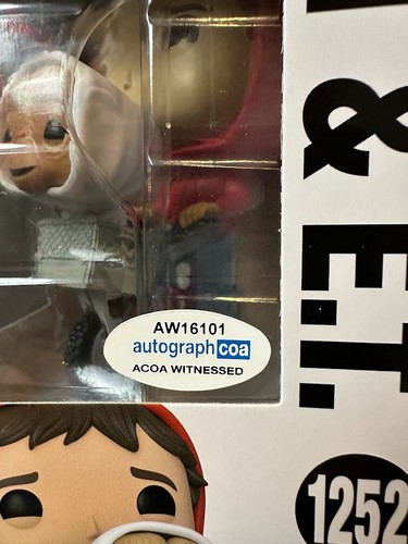 Henry Thomas signiert E.T. #1252 Elliott & E.T. Funko Pop! (Autogramm COA) - Bild 3 von 6